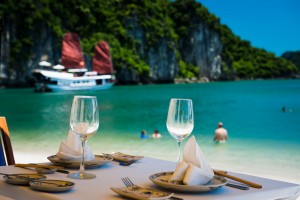 BBQ on a Private beach