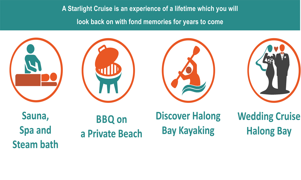 facilities on halong cruises