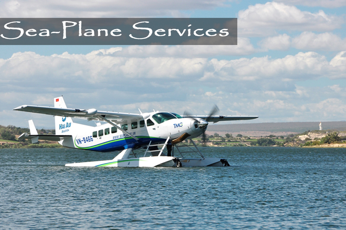 sea plane in halong bay cruise tour